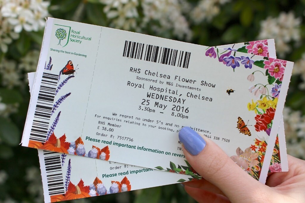 Tickets for the Chelsea Flower Show