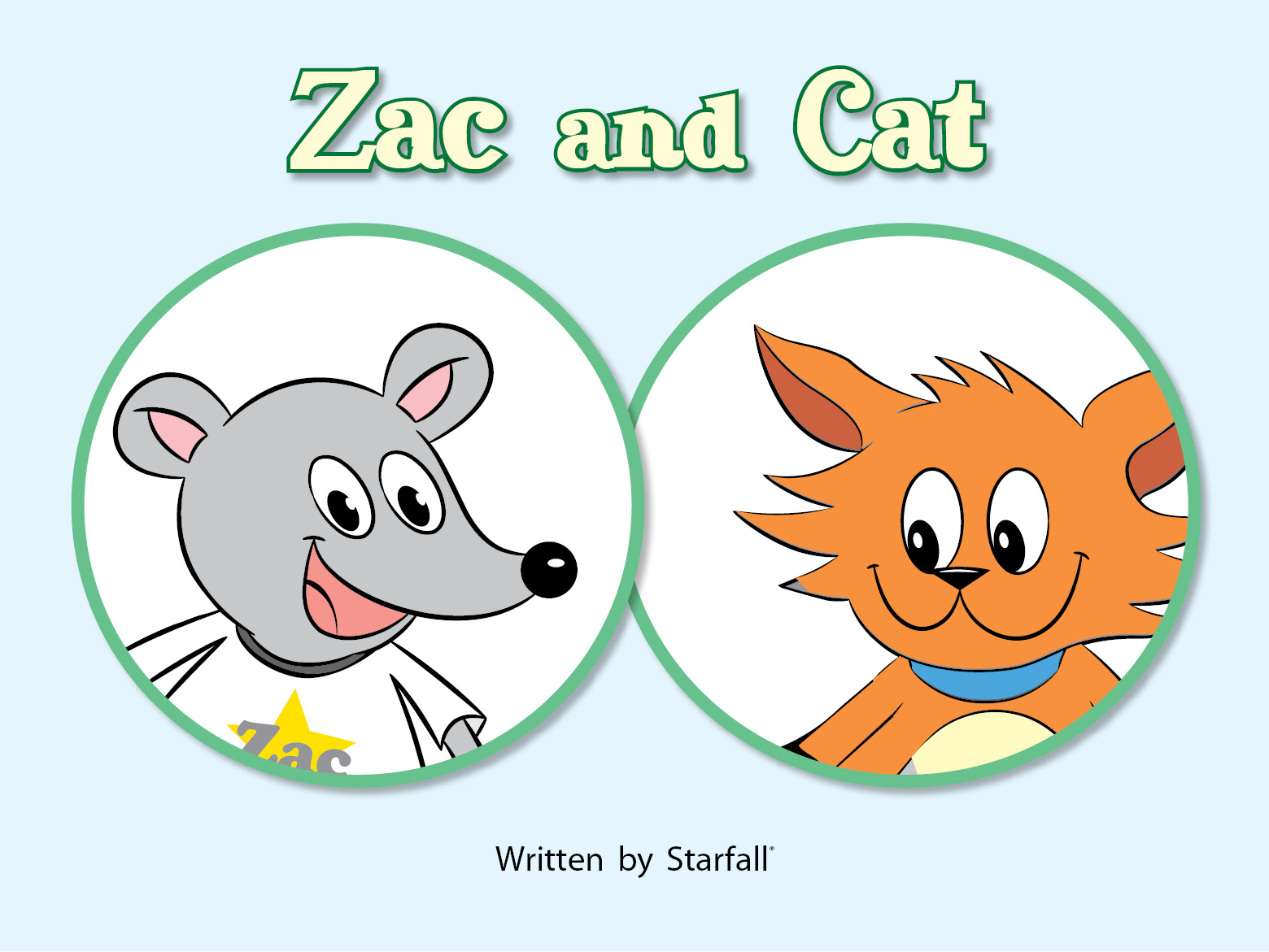 Zac and Cat Coloring Page