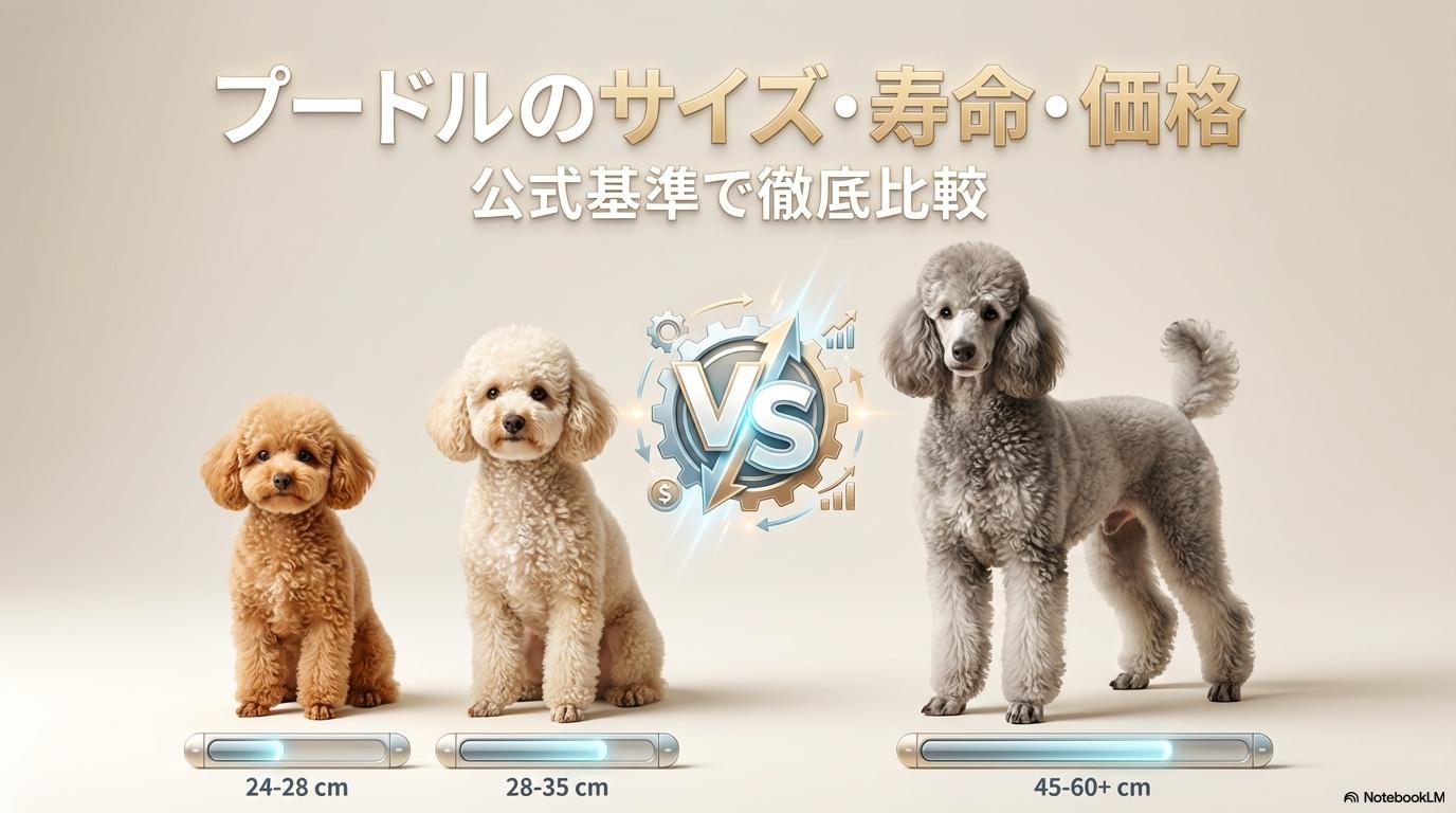 トイプードルとプードルの違いとは？別犬種ではない衝撃の真相と全比較