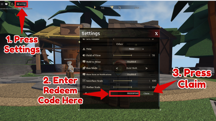 How to Redeem Codes in the Forge