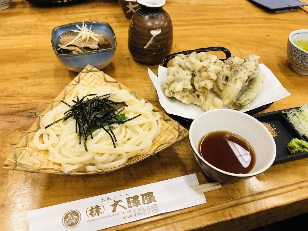 伊香保水沢うどん名店比較！田丸屋と大澤屋の違い＆人気舞茸天を徹底解説