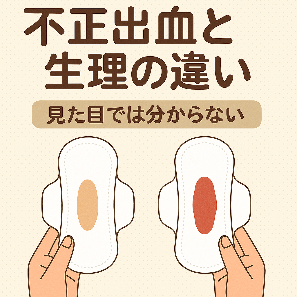 不正出血と生理の違いとは？色や期間の見分け方と危険なサイン解説
