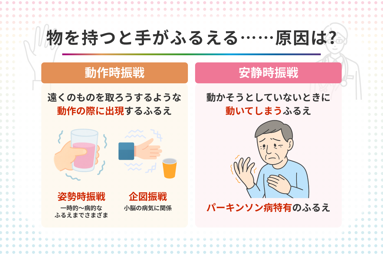 突然の手の震え、原因は？本態性振戦から病気の初期兆候まで徹底検証