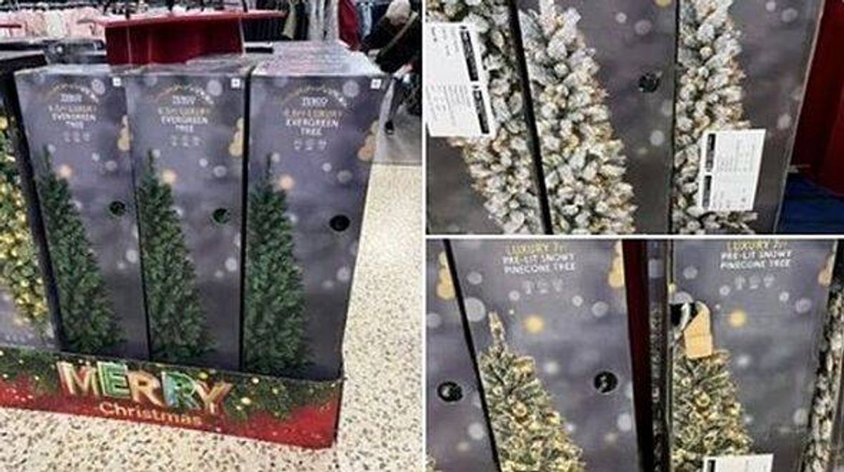 Tesco Is Selling a Plastic Evergreen Tree for the Holidays