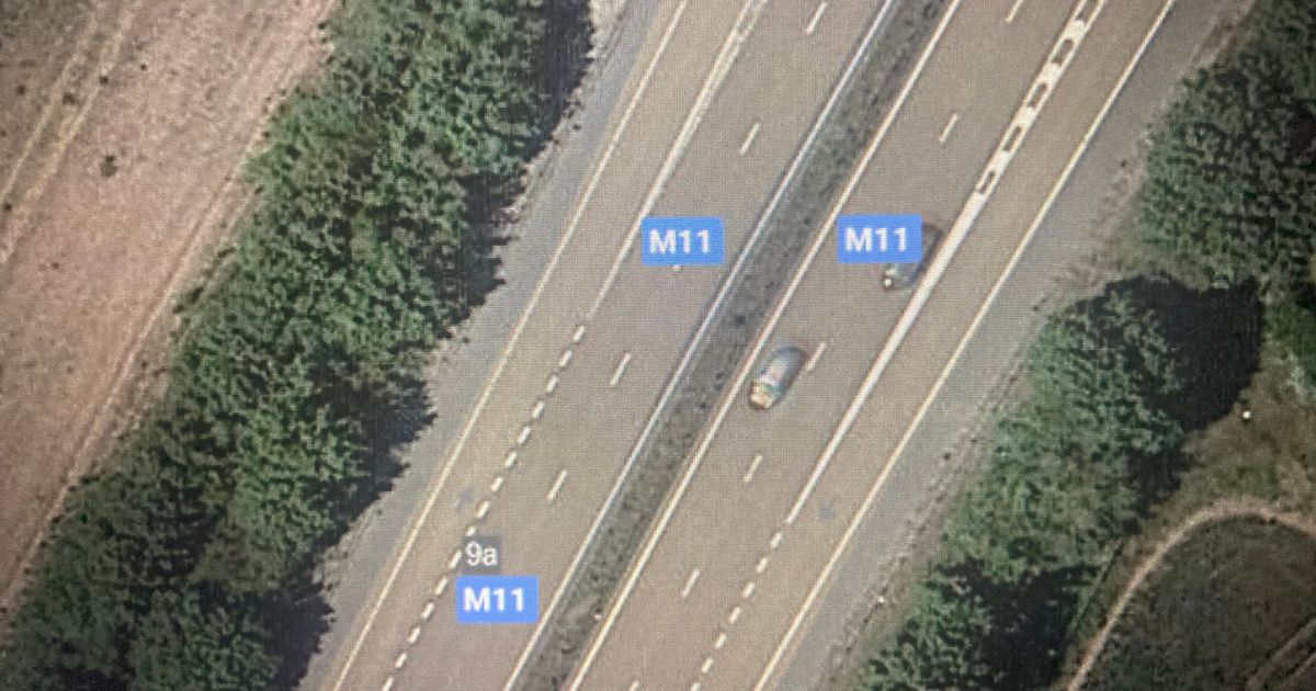 M11 Southbound Closed Between Junctions 8 and 9 After Crash