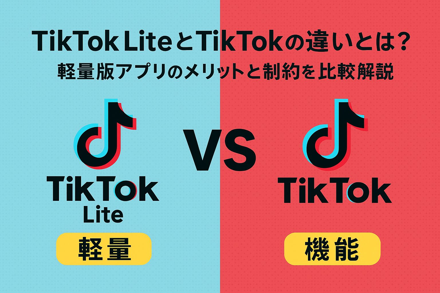 Tiktok Liteと通常版の違いは？ポイント還元と機能差を徹底比較
