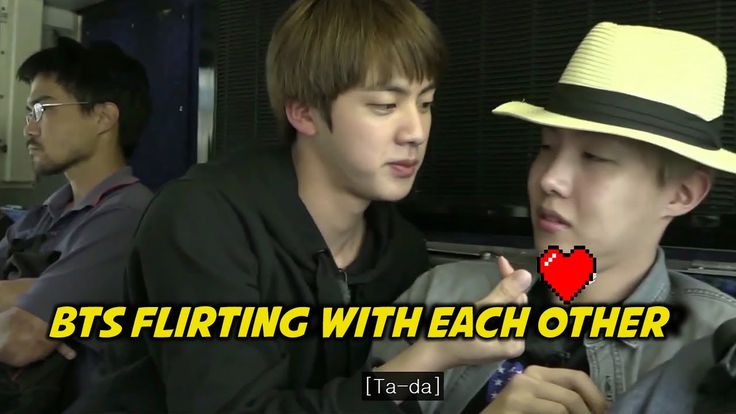 Bts Flirting with Each Other Invitation