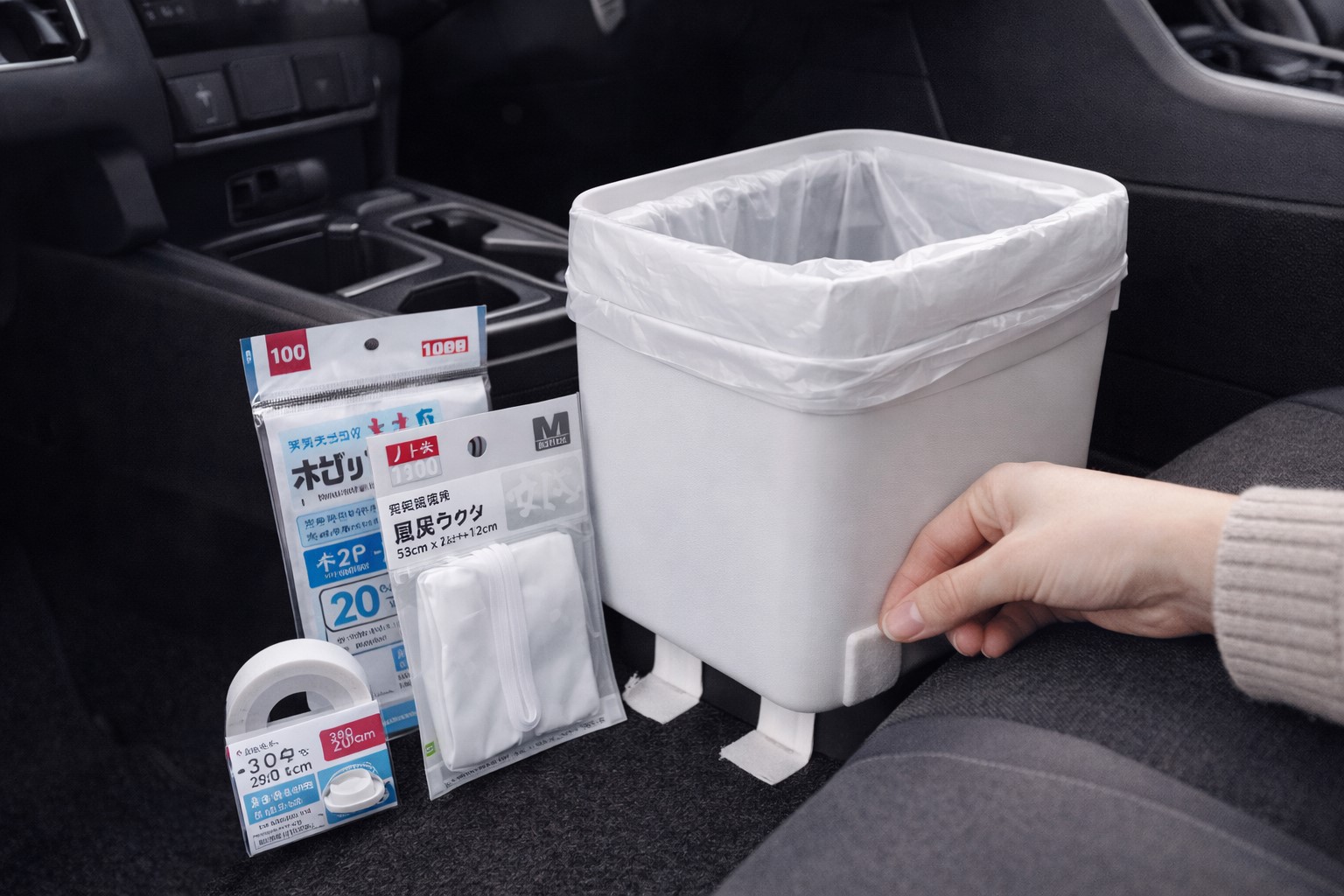 車用ゴミ箱は100均で十分？失敗しない選び方と倒れない裏技
