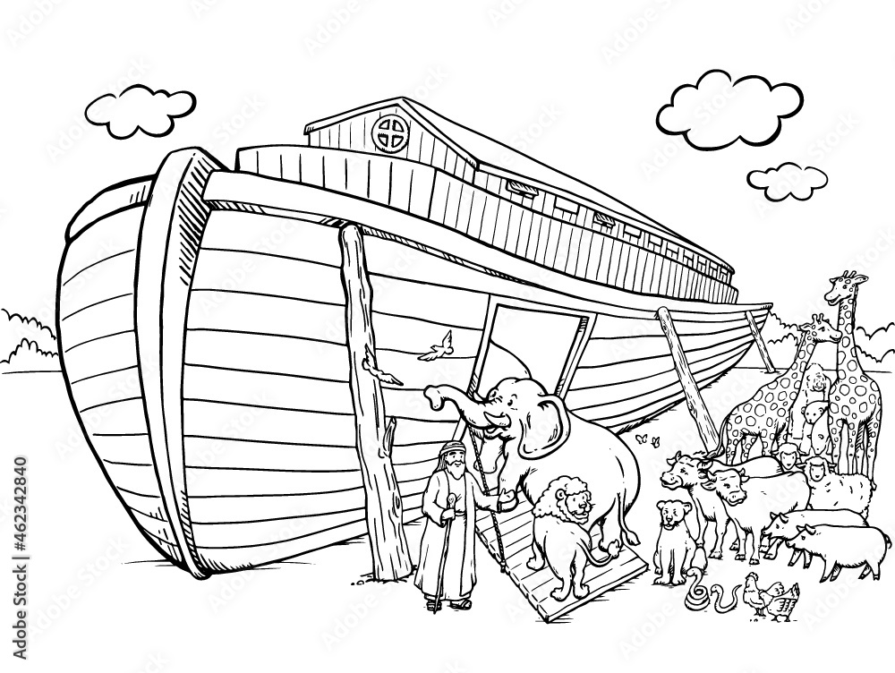 Outline of Noah's Ark