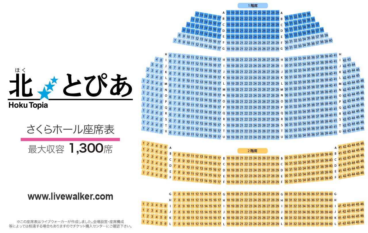北とぴあさくらホールの座席表と見え方を徹底解説！神席や見切れ席の真実