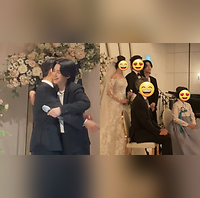 Suga at His Brothers Wedding