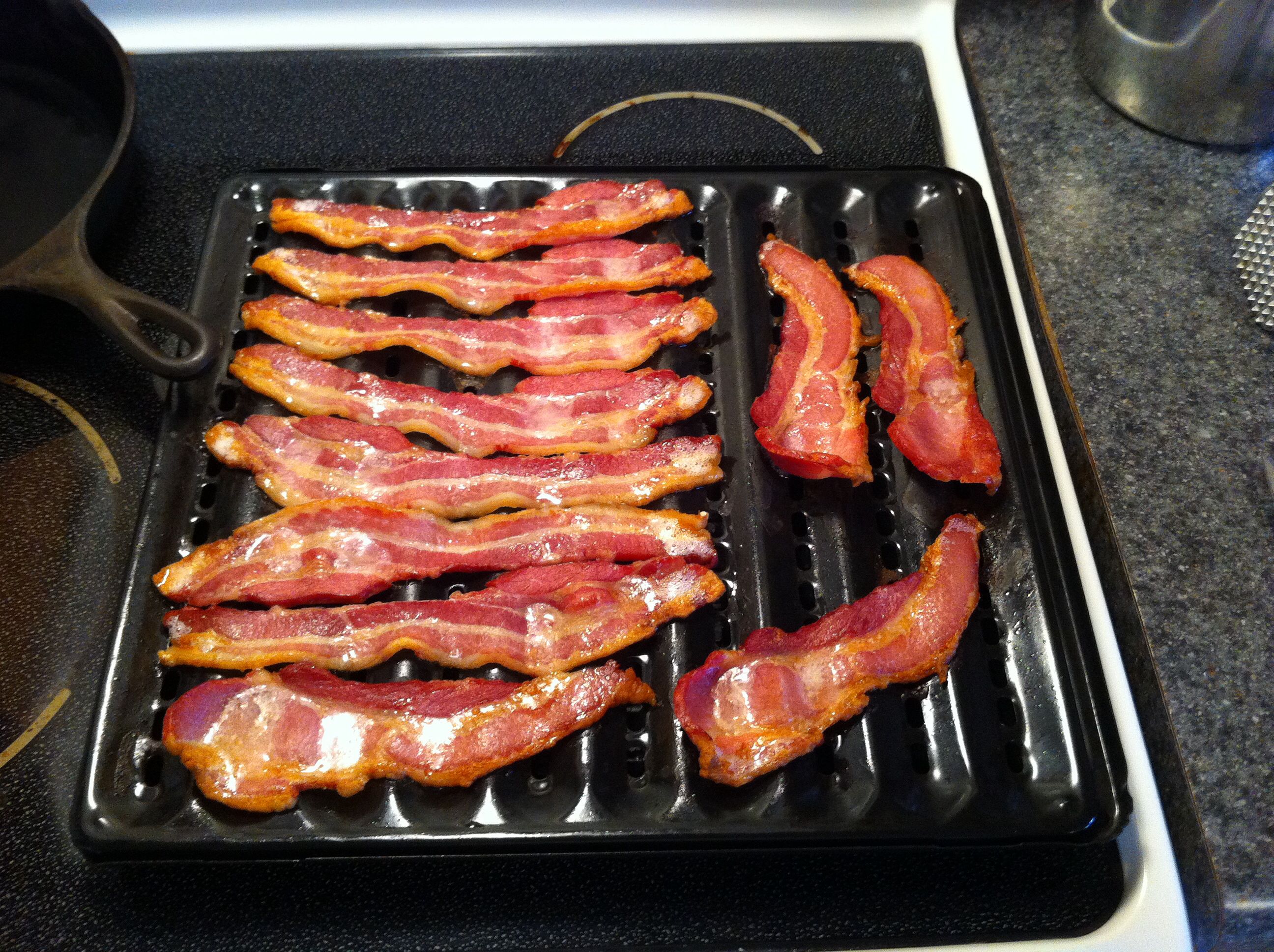Bacon on a Broiler Pan