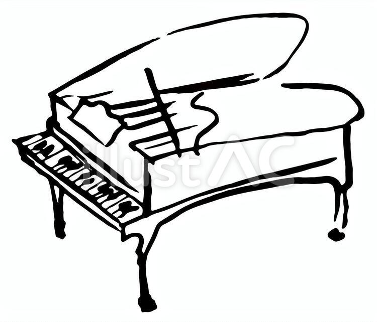 初心者必見！おしゃれな手書き風ピアノイラストの描き方と素材活用