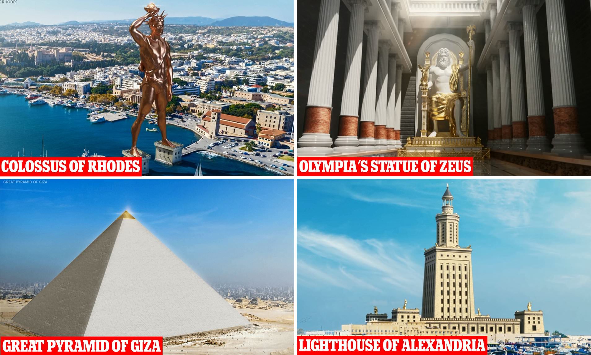 7 Ancient Wonders of the World Today