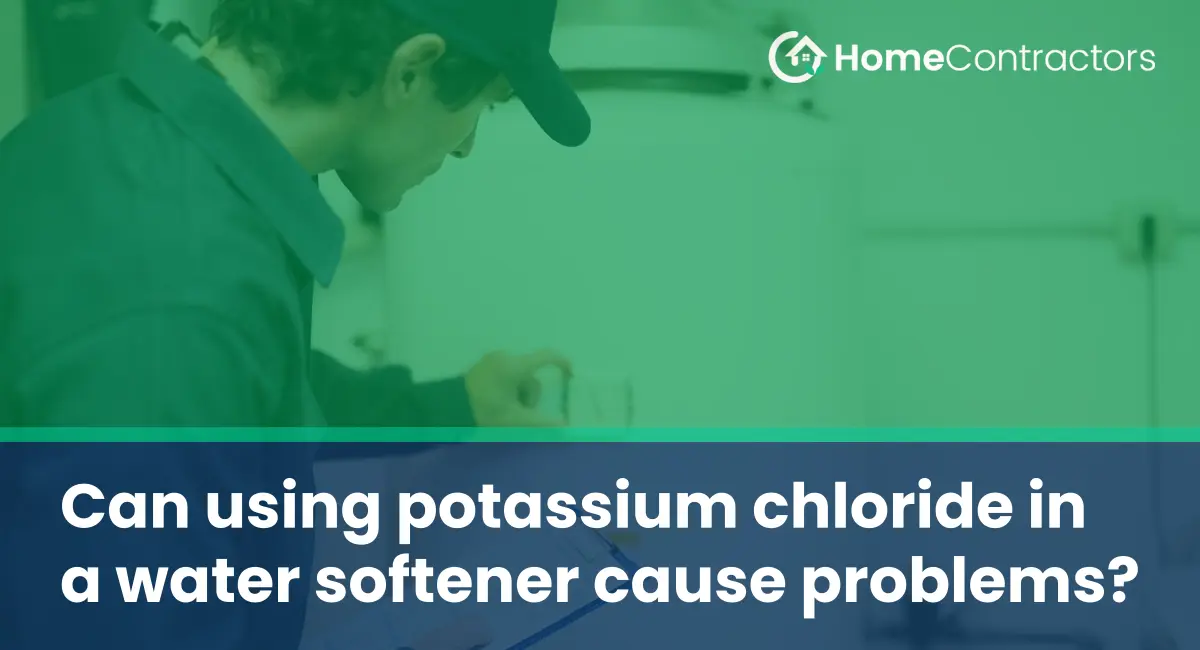 Potassium Chloride Water Softener Side Effects