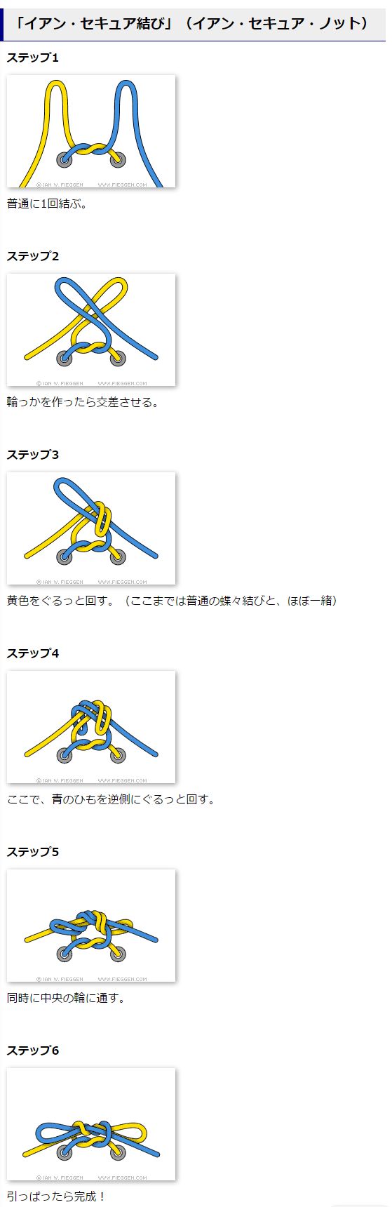 プロが認めた！イアンセキュアノットで靴紐が二度とほどけない理由