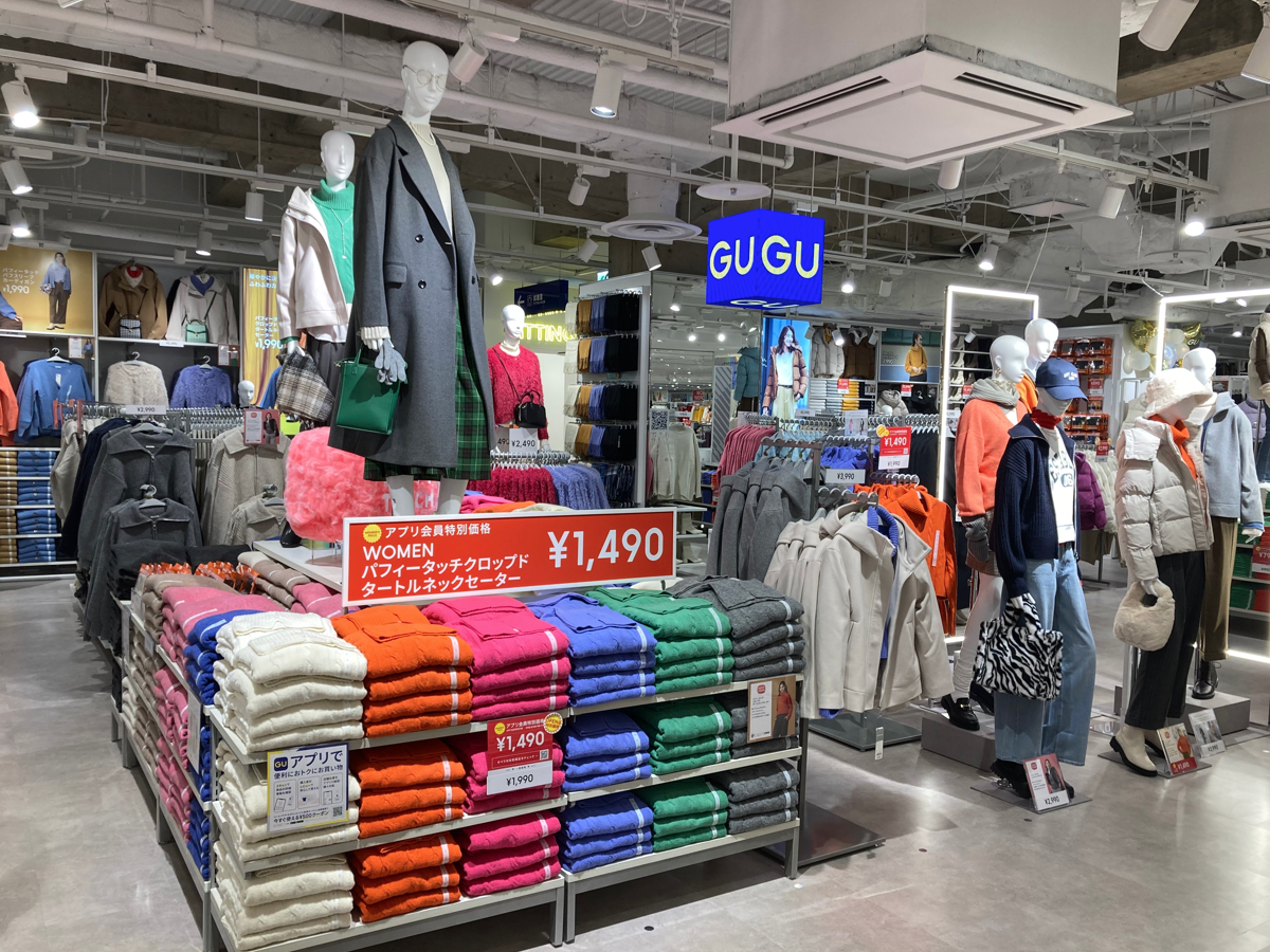 Gu池袋東口店の品揃えと混雑回避術！大型店限定品や評判を徹底解説
