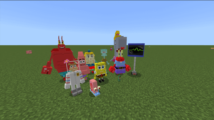 Minecraft Spongebob Mod