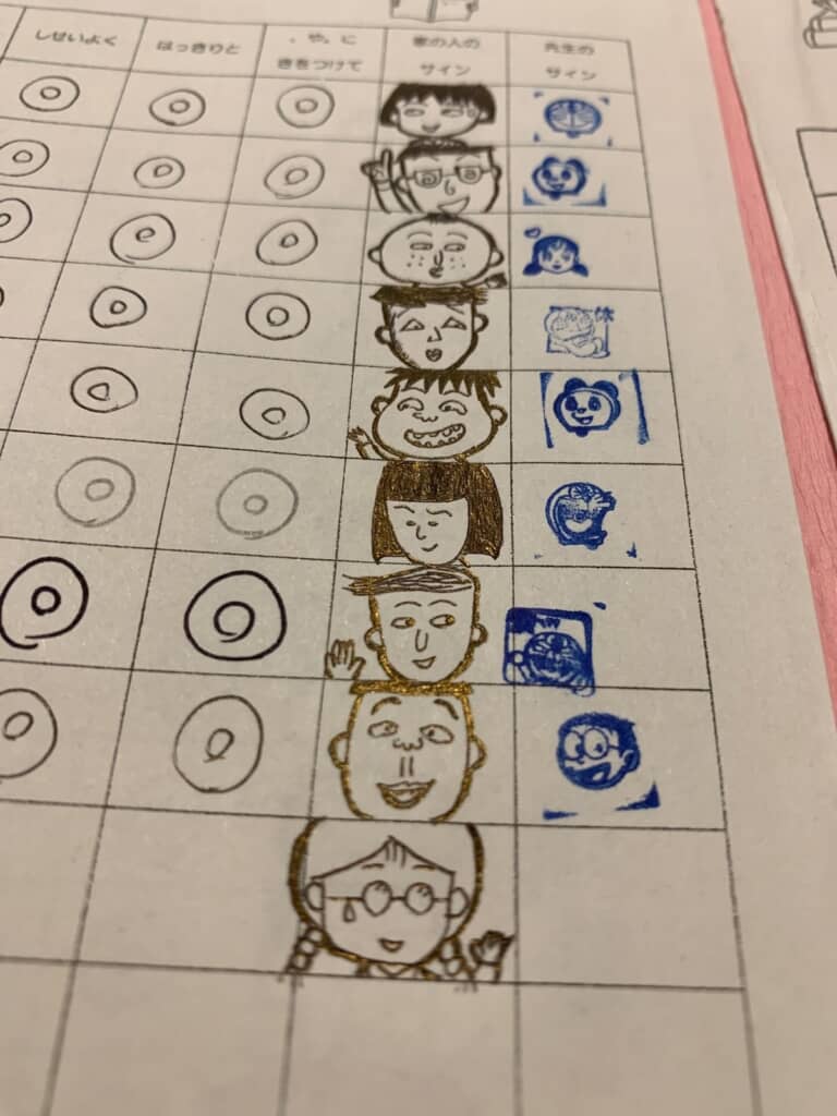 毎日の音読カードサインが激変！絵が苦手でも10秒で描ける時短術