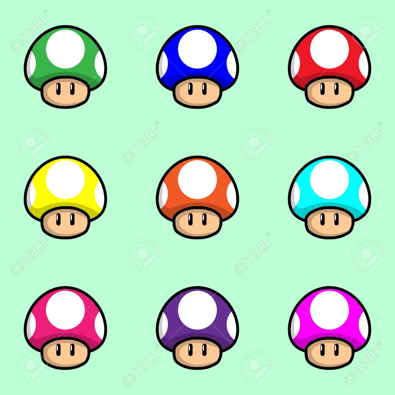 マリオのキノコイラストを簡単攻略！公式デザインの秘密と描き方