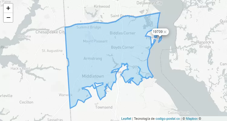 Zip Code Middletown De