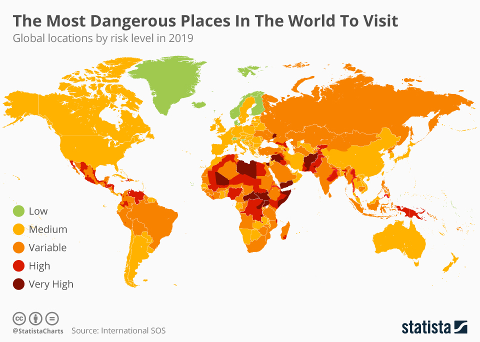 Countries That Are Unsafe to Visit