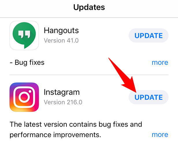 How to Update the Instagram App