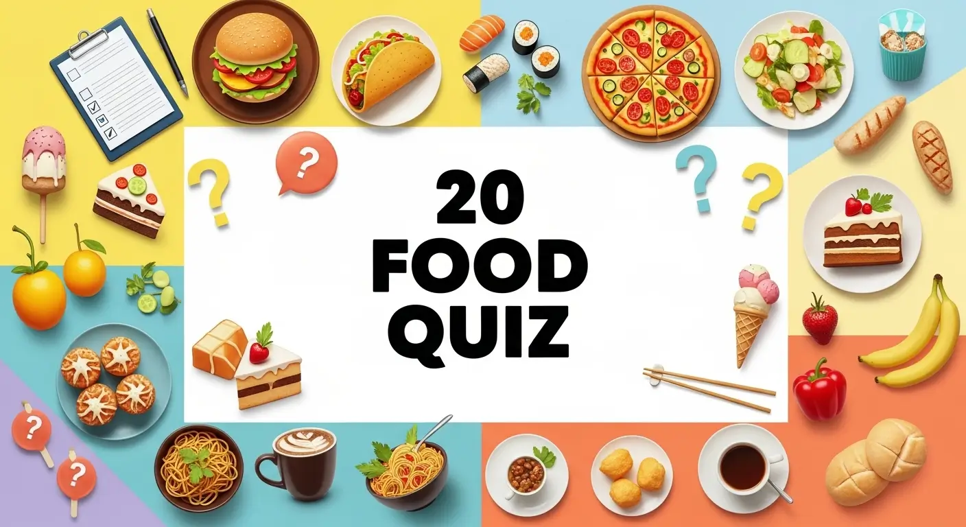 20 Food and Drink Quiz Questions