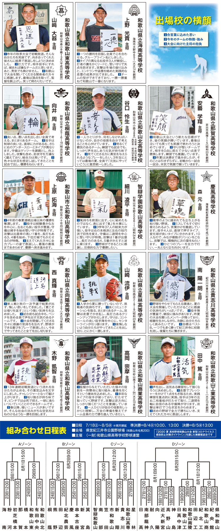 和歌山高校野球2026最新勢力図とドラフト注目選手＆激闘の真相