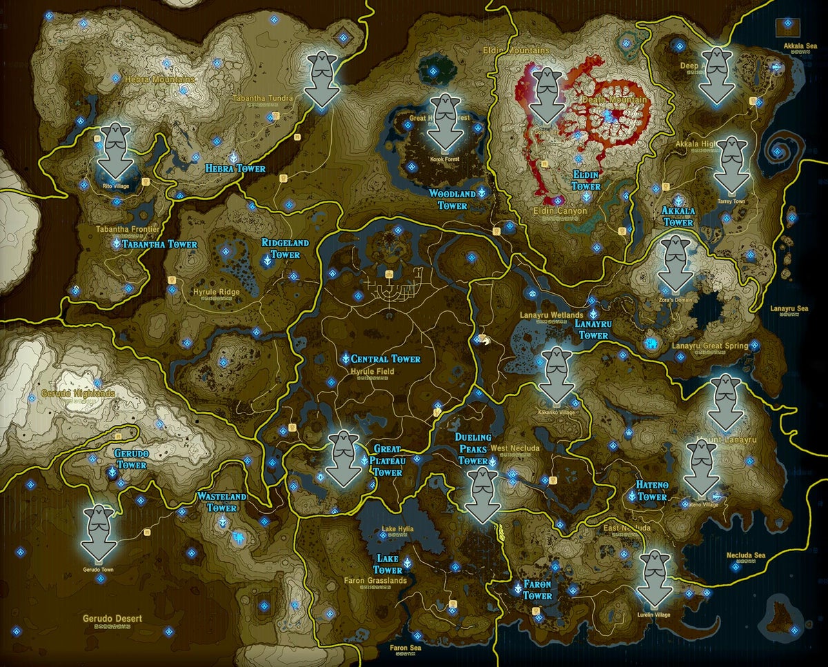 Legend of Zelda Breath of Wild Walkthrough