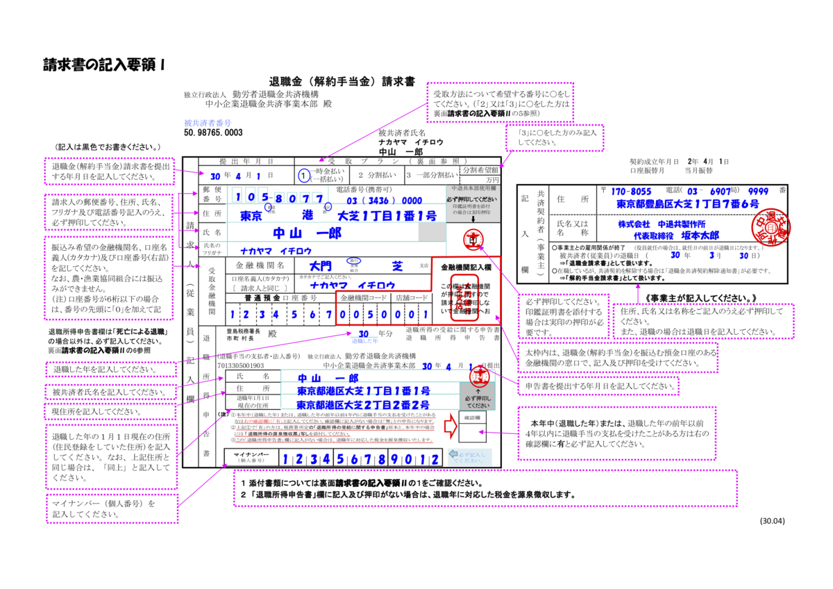退職金請求書の書き方完全ガイド！手取り激減を防ぐ記入見本と注意点