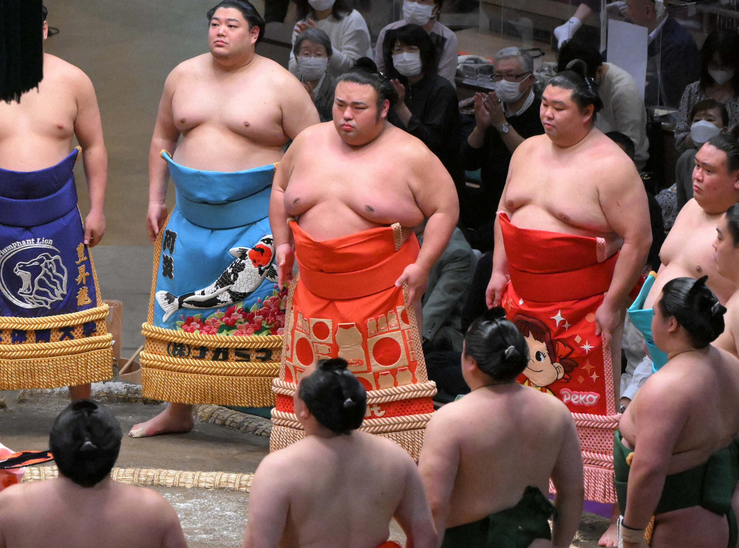 力士の化粧まわし値段と重さの真相！タニマチ文化と最新トレンド