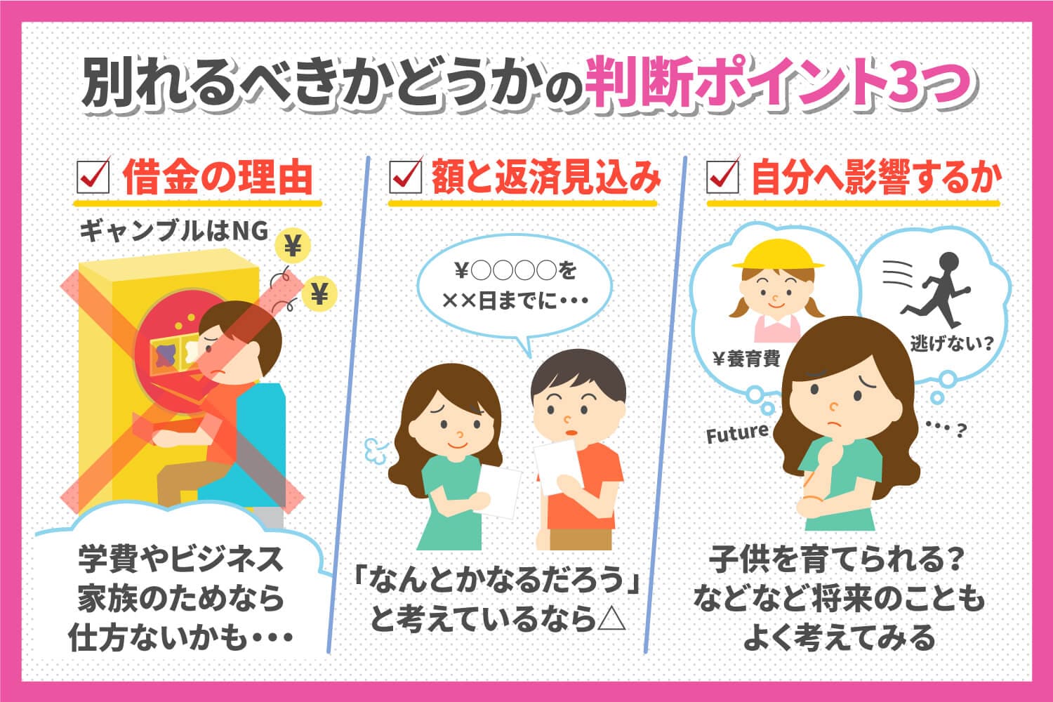 借金がある彼氏と別れるべき？危険な兆候と後悔しない決断基準
