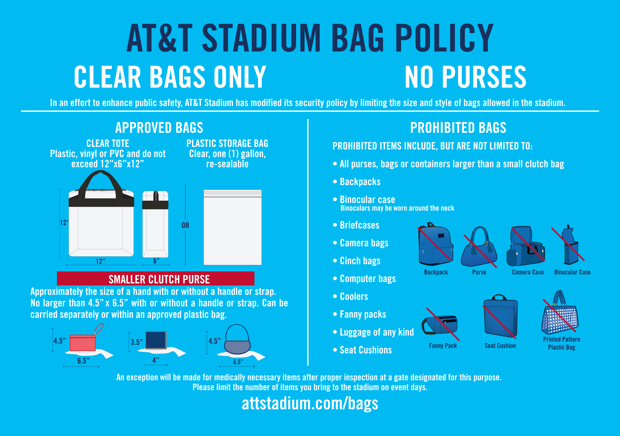 At&T Center Bag Policy 2026