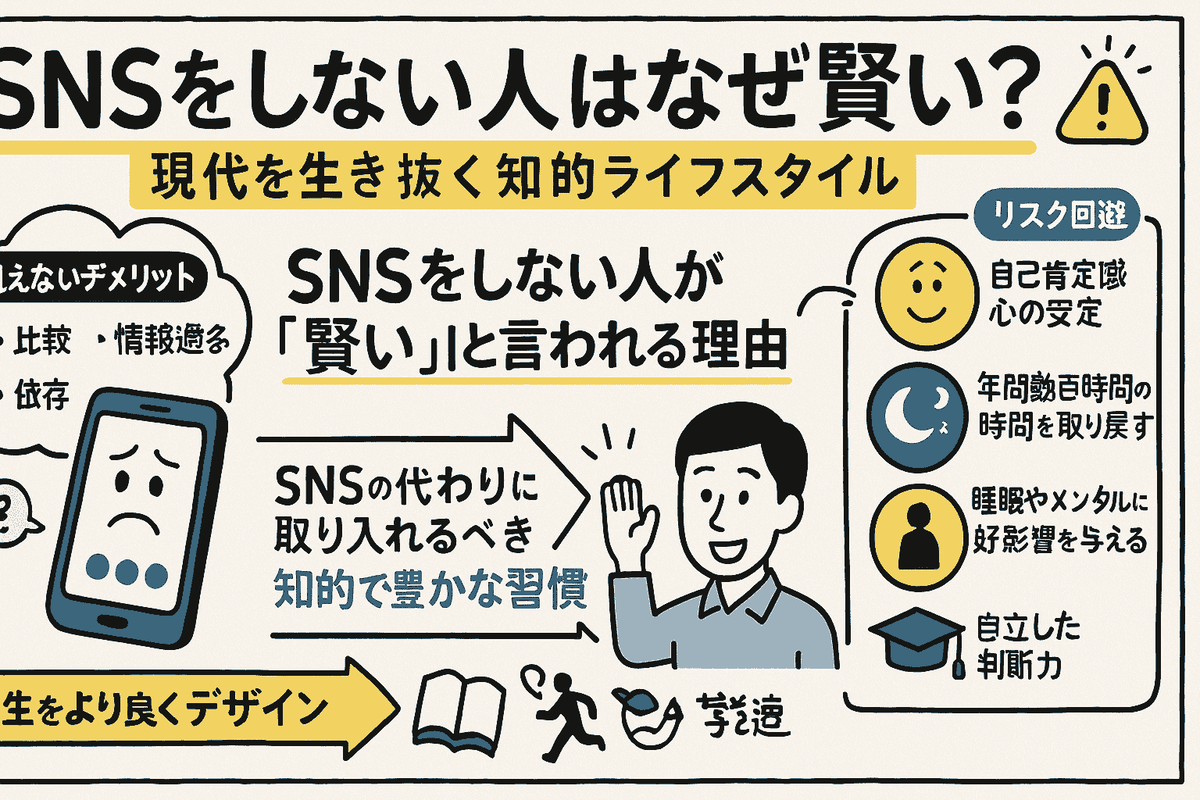 Snsをしない人は賢い？やらない人の心理と幸福度が高まる理由