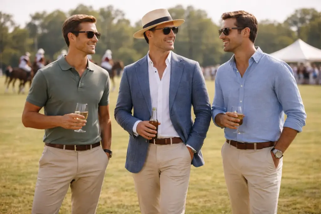 Mens Polo Match Attire