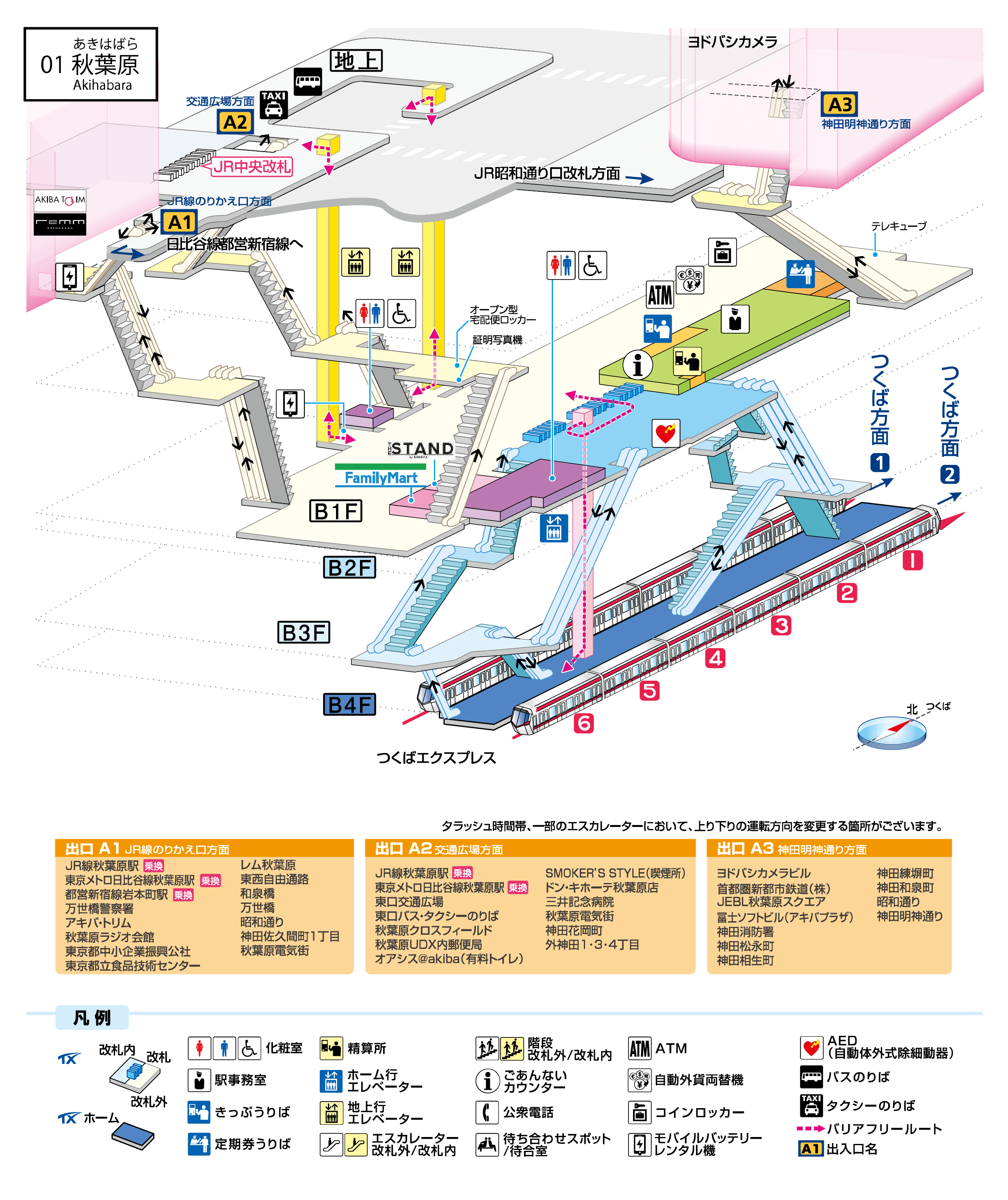 秋葉原駅つくばエクスプレスが地下深い真相と最短乗り換え完全ガイド
