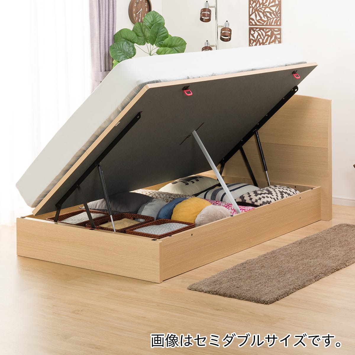 ニトリの跳ね上げベッドは買いか？収納力と耐久性の真実を徹底検証