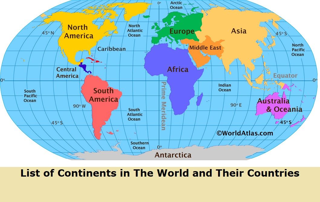 There Are How Many Continents in the World