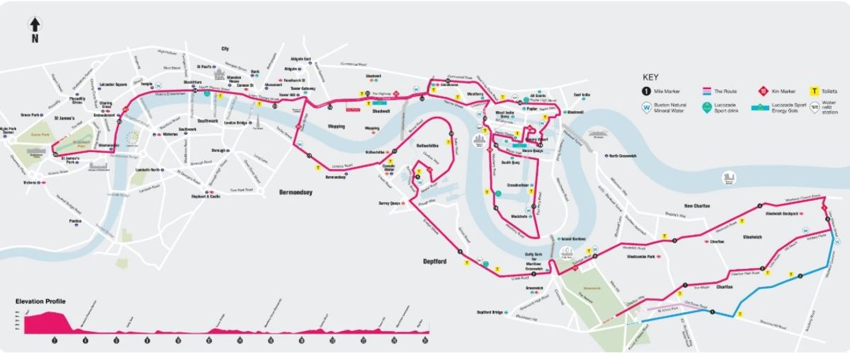 London Marathon 2026 Route Map Pdf
