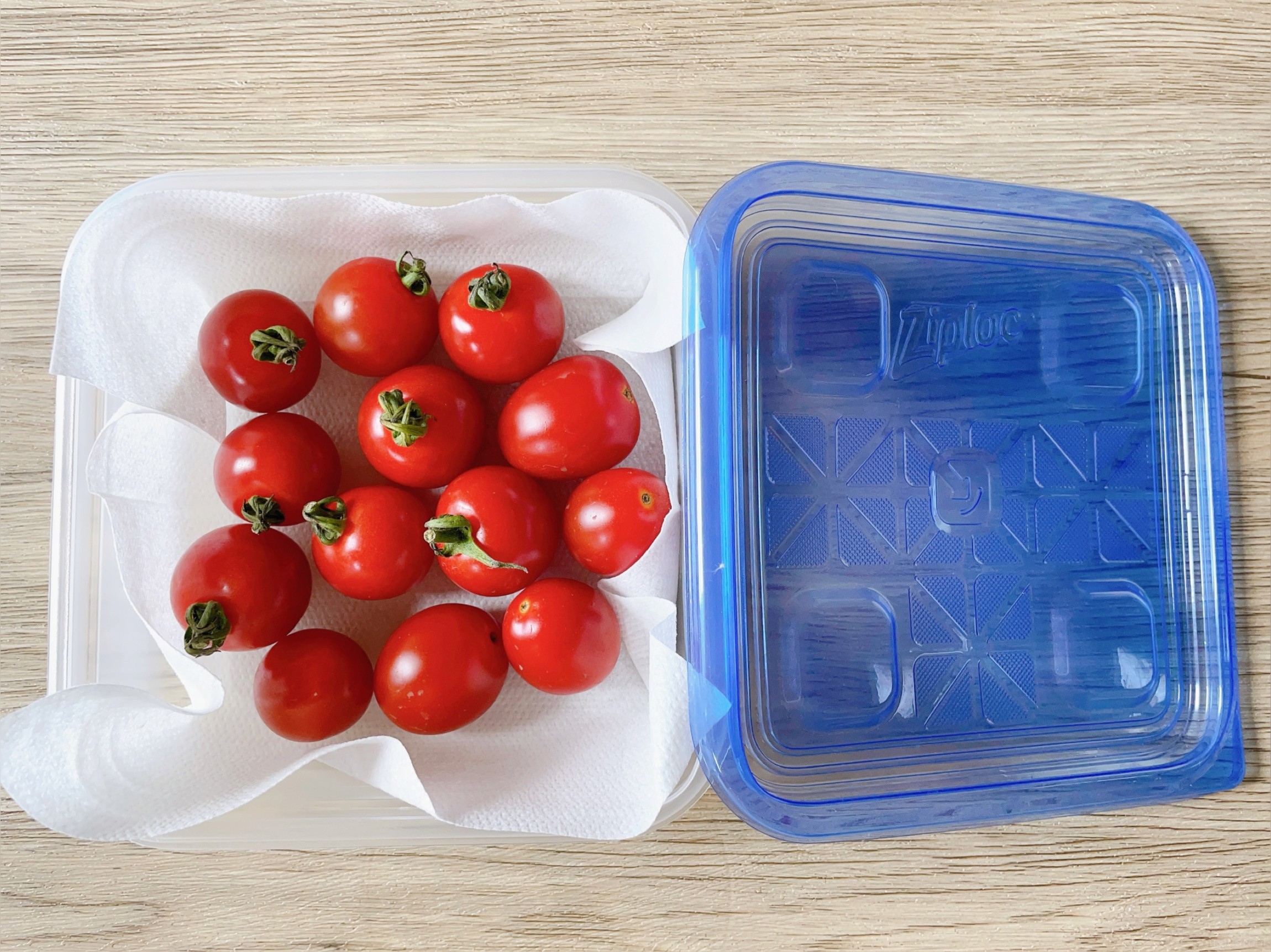 ミニトマト保存方法の新常識！ヘタ取りと冷蔵・冷凍で3週間長持ち