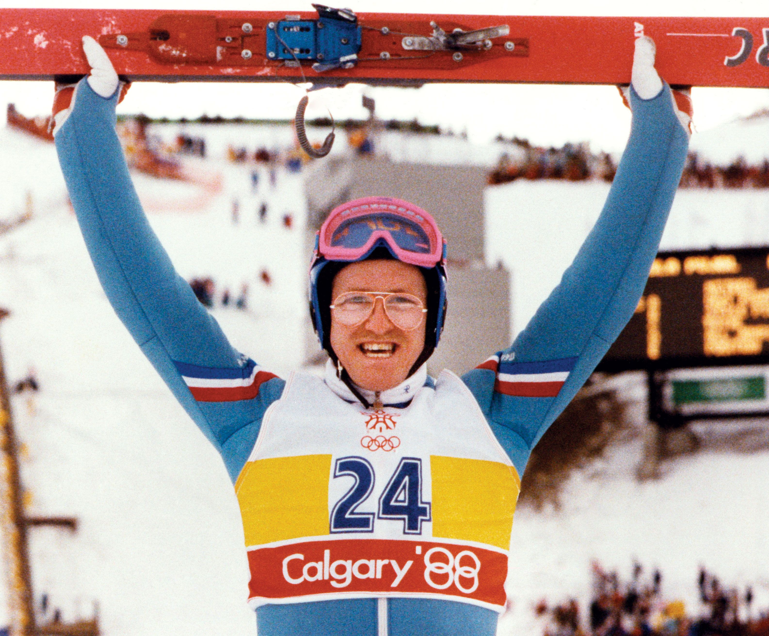 Eddie the Eagle in the Olympics