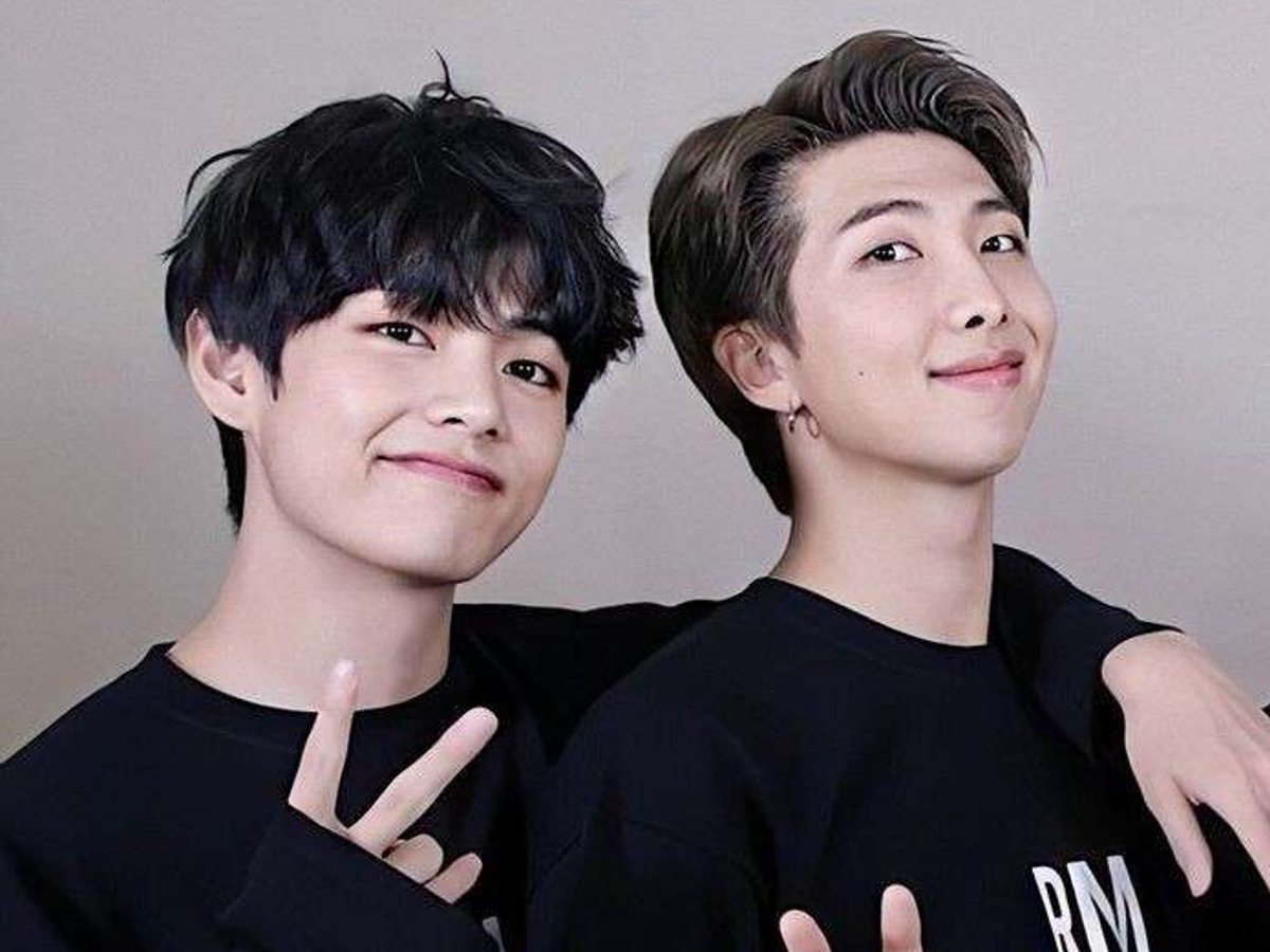 Bts Rm and v Photo