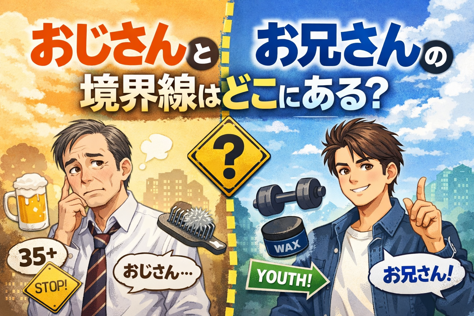 「おじさん」の境界線はどこにある？2026年の最新世論調査が映し出す、世代間の「年齢認識」のリアルなズレ