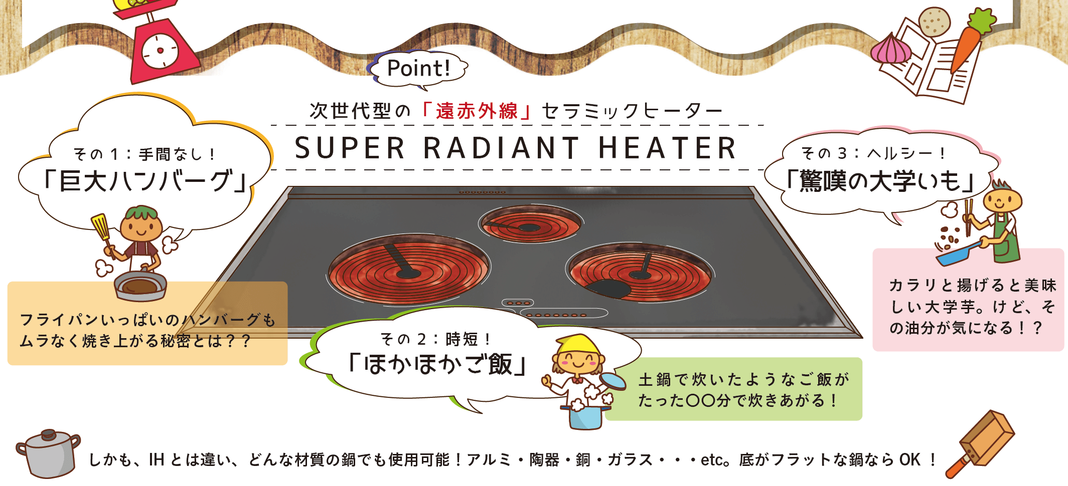 ラジエントヒーターとは？Ihとの違いや電気代・火傷リスクの真相解明