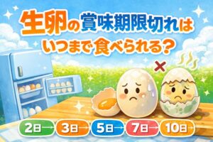 【2026年最新】「賞味期限切れの生卵」はいつまで食べられる？科学的根拠と絶対にやってはいけない保存法