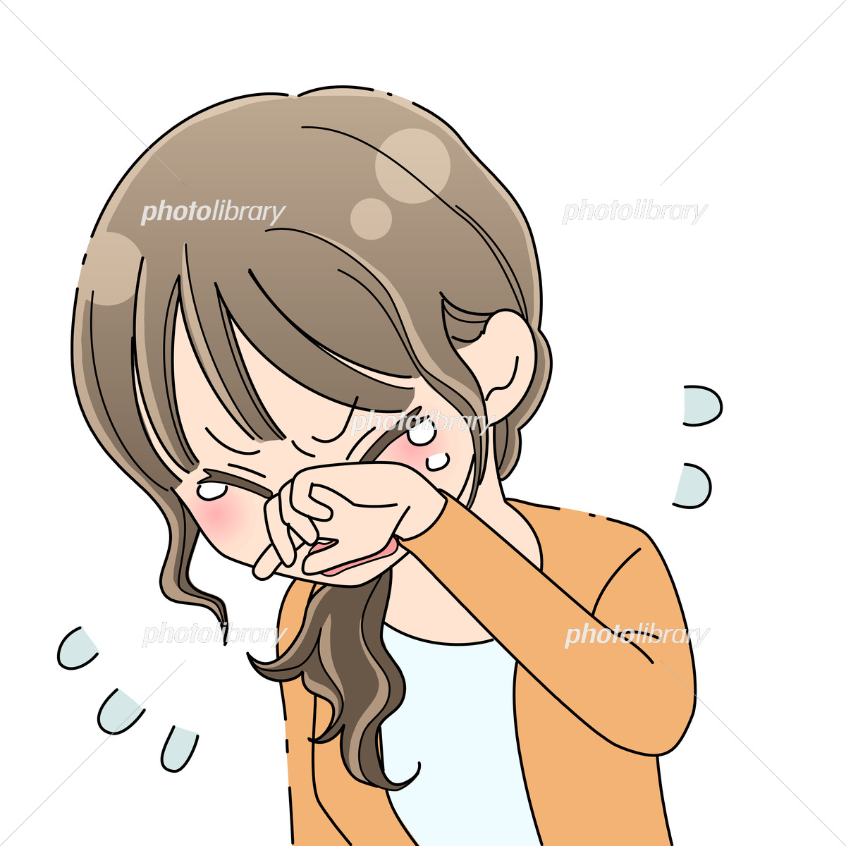 プロが教える泣いているイラスト完全版｜無料素材と涙の描き方