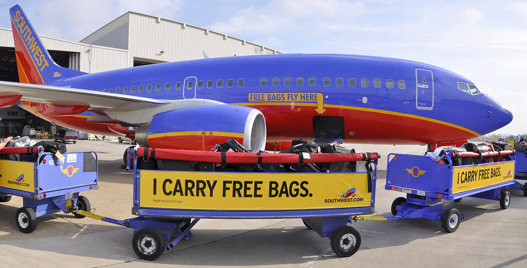 Southwest Airlines 2 Free Bags