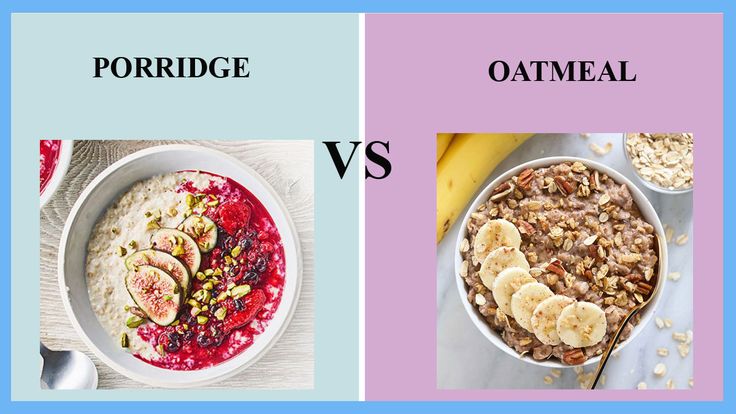 Is Oatmeal the Same as Porridge