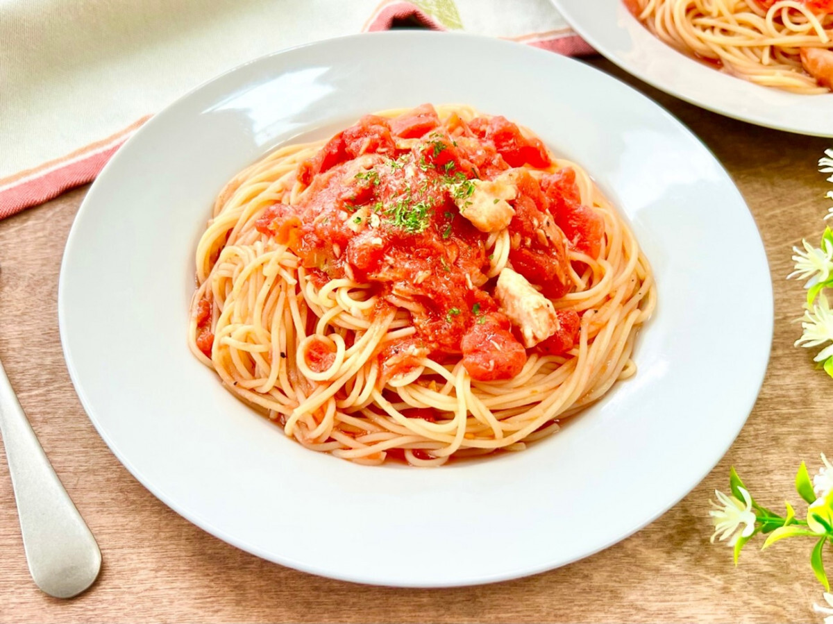 トマト缶の冷製パスタをプロの味に！水っぽさ解消と黄金比レシピ